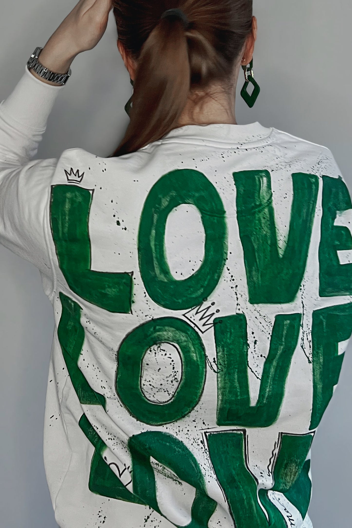 „Bird” Hanorac Personalizat cu Artă Unică Unisex