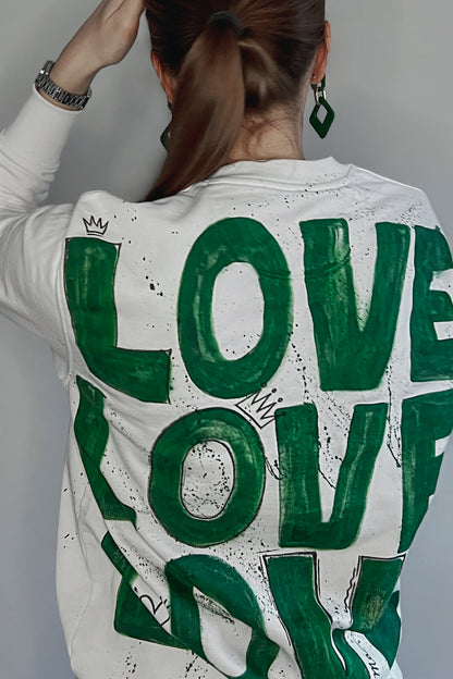 „Bird” Hanorac Personalizat cu Artă Unică Unisex