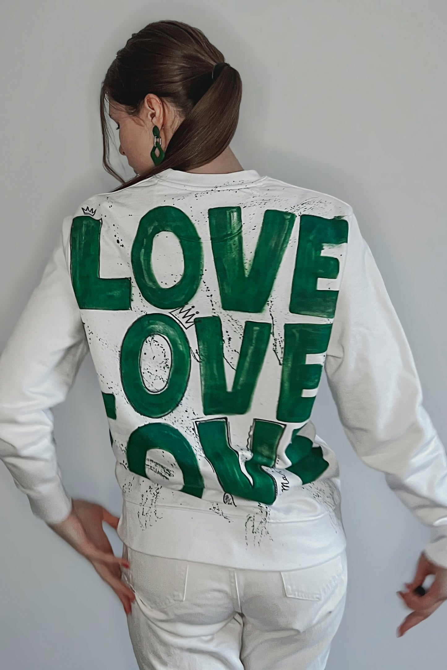 „Bird” Hanorac Personalizat cu Artă Unică Unisex