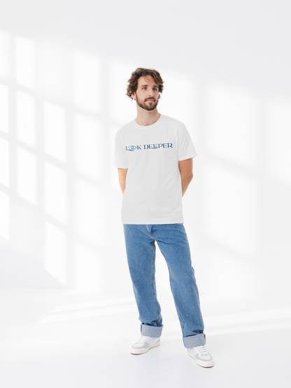 "LOOK DEEPER" Tricou Unisex Oversized