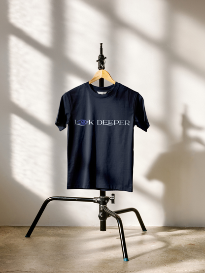 "LOOK DEEPER" Tricou Unisex Oversized
