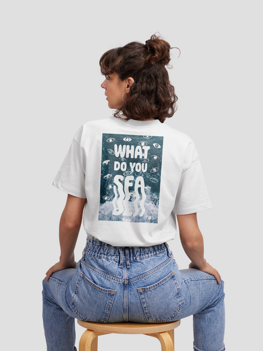 "LOOK DEEPER" Tricou Unisex Oversized